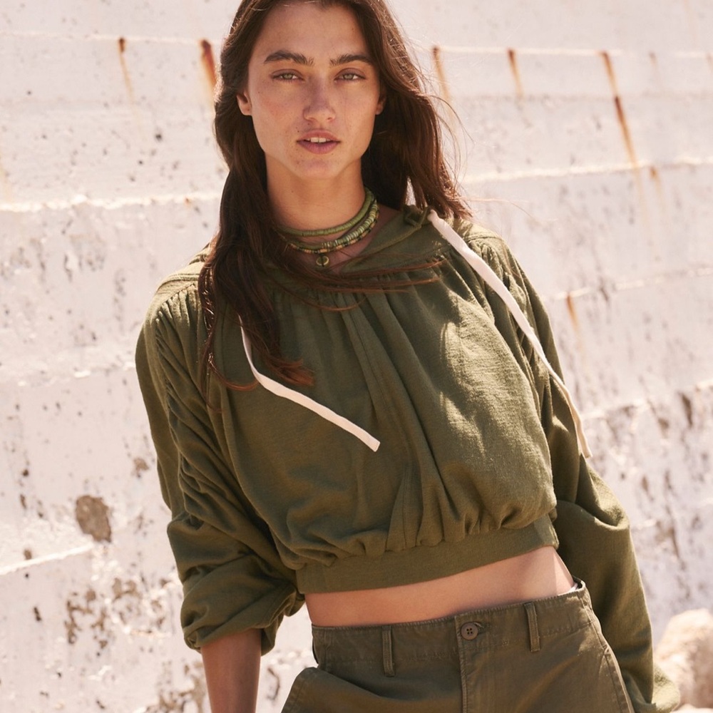 Free People Rae Pullover Hoodie